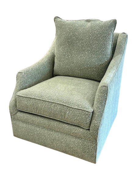 Crackled Palm Swivel Glider 2442