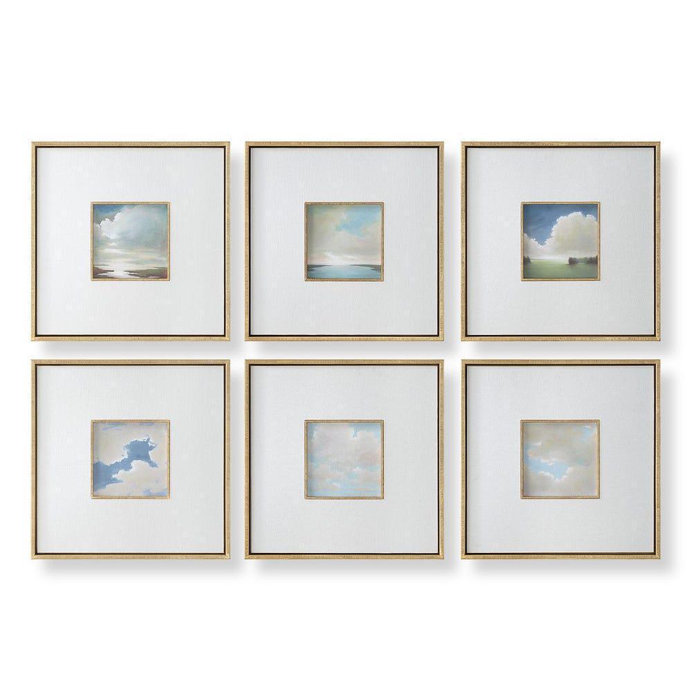 Cumulation Framed Canvas Art