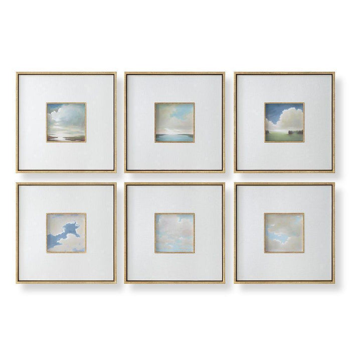 Cumulation Framed Canvas Art
