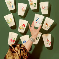 12 Days of Christmas Frosted Cups
