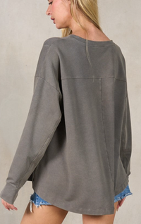 The Liza Sweatshirt in Grey