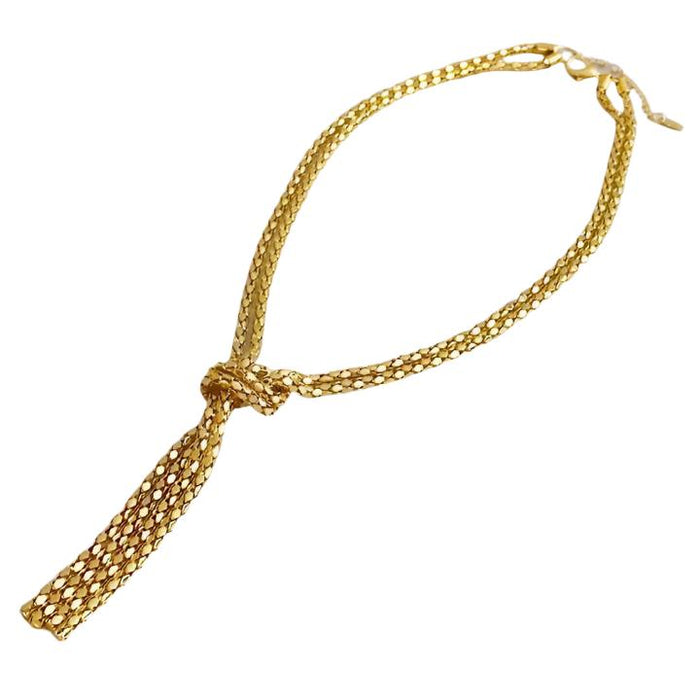 Wow Y Drop Chain Necklace