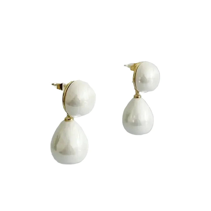 Teardrop Pearl Earrings
