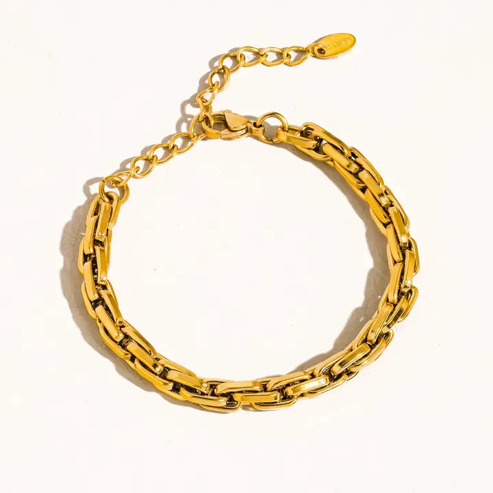 Kolt 18K Gold Non-Tarnish Thin Chain Bracelet