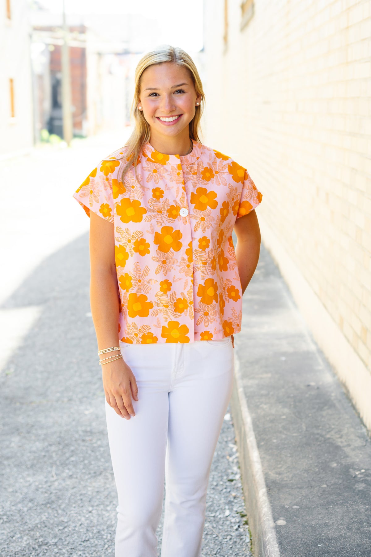 Ivy Jane: Floral Popover Top
