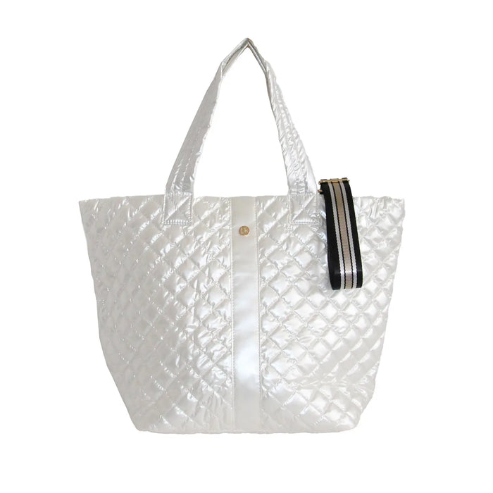 The Debra Diamond Tote Ivory