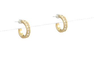 10MM CZ Metal Hoops