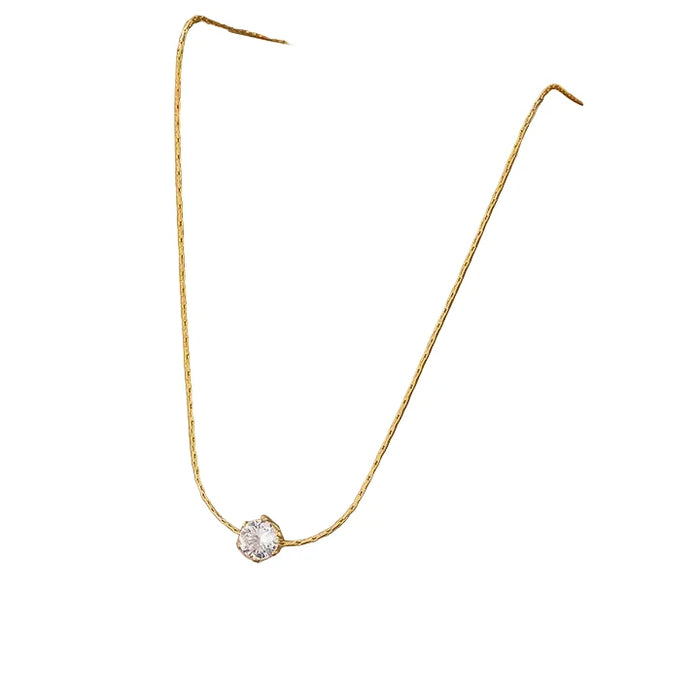 18K Stainless Steel Tarnish Free Classic Necklace