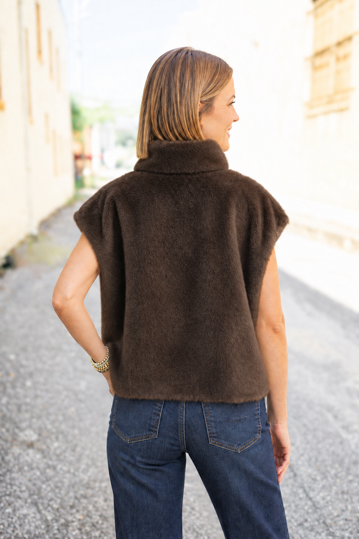 The Studio 54 Top in Brown