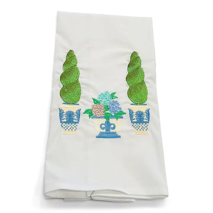 Twin Topiaries Tea Towels