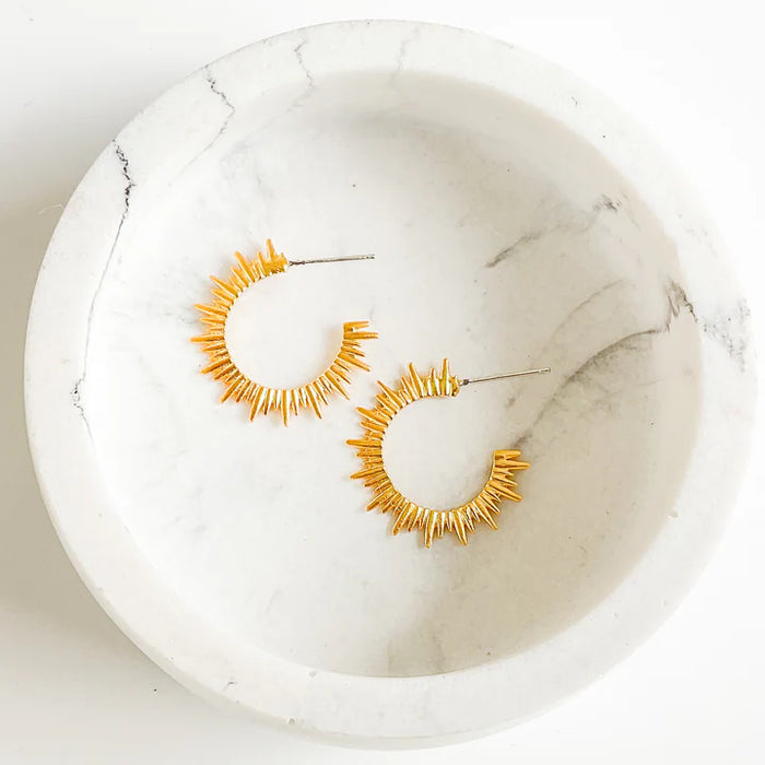 Virtue: Medium Starburst Hoops