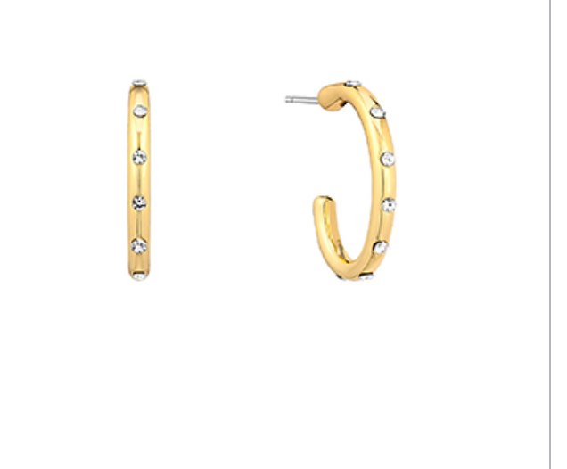 Trimmed C Shape Hoops
