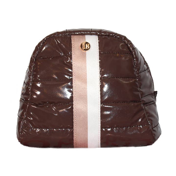 The Irene Cosmetic Bag- Cocoa