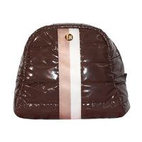 Irene Cosmetic Puffer Bag Cocoa