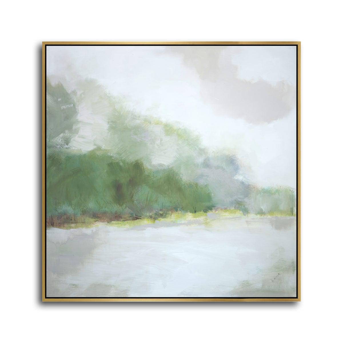 Greenspring Art w/Gold Frame 42x42