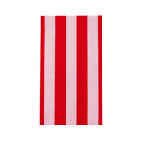 Pink & Red Signature Cabana Stripe Guest Towels