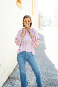 The Karson Top in Pink