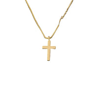 Gold Dipped Cross Pendant Necklace