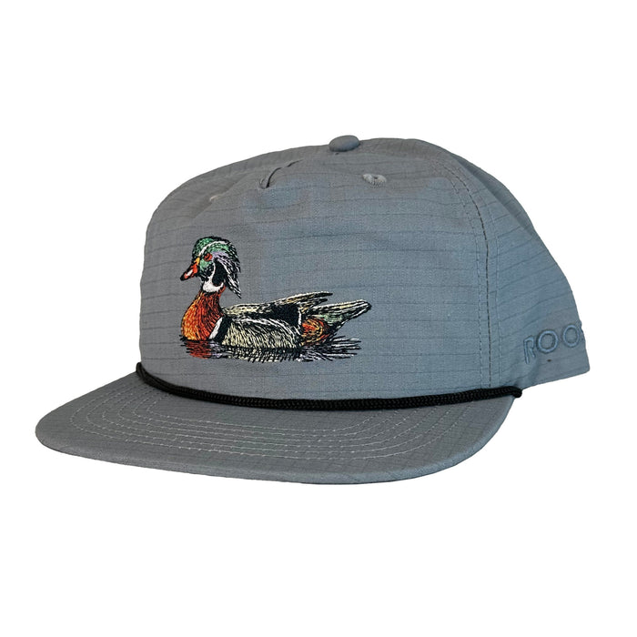 Roost Wood Duck Rope Hat Grey