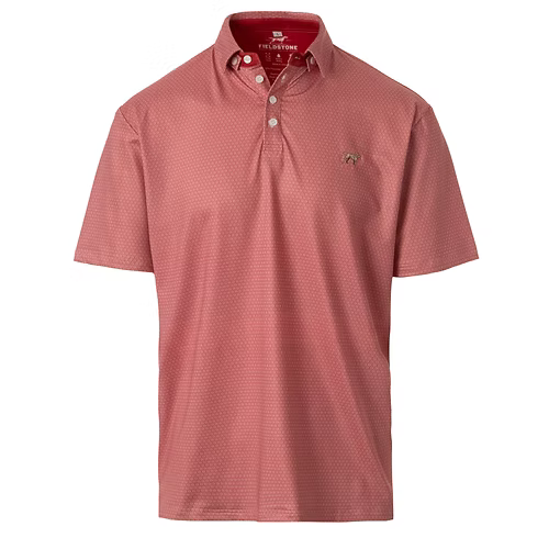The Diamond Polo in Red
