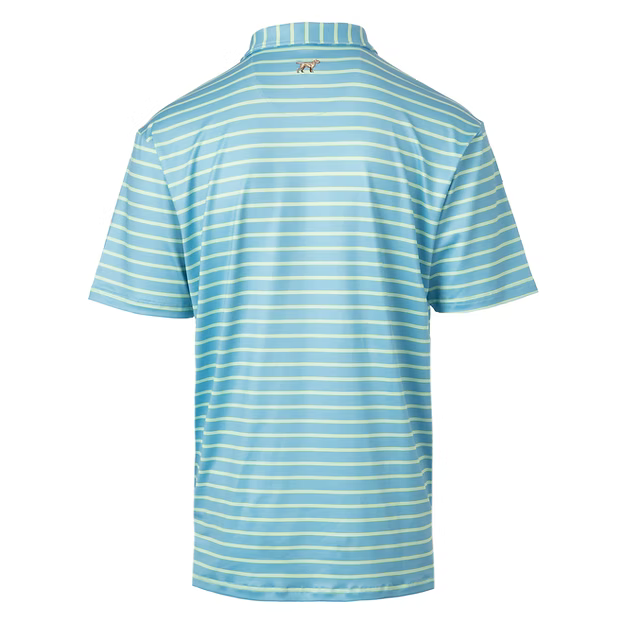 The Horizon Polo in Blue/Green