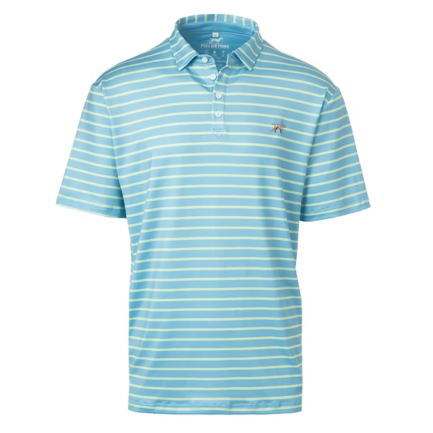 The Horizon Polo in Blue/Green