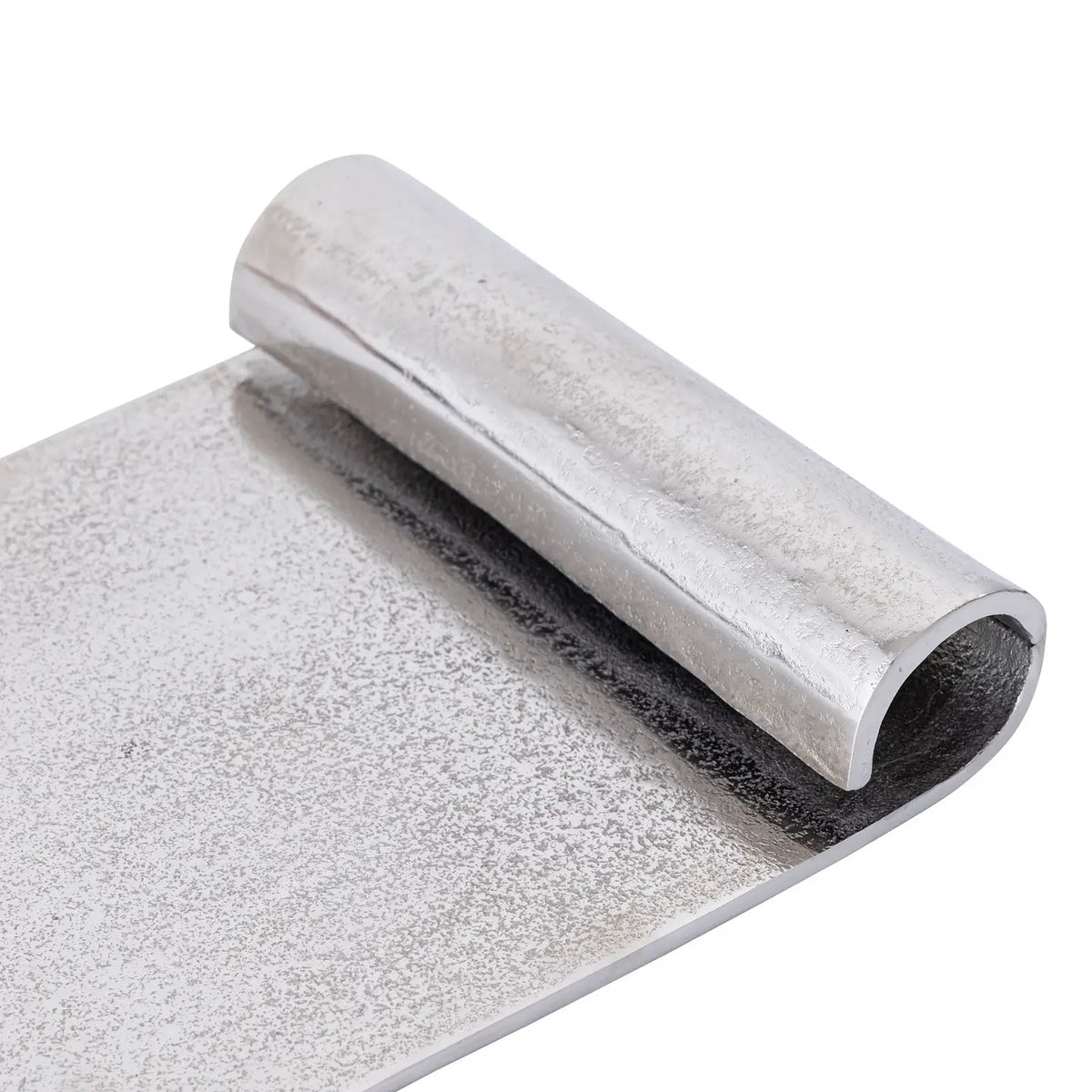 Metallic Serving Scroll Tray