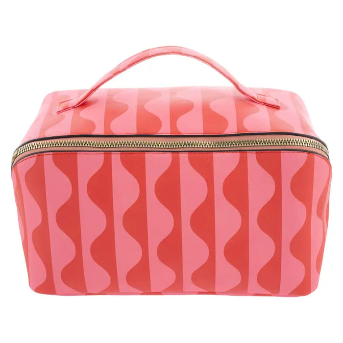 Waves Jumbo Zip Cosmetic Bag
