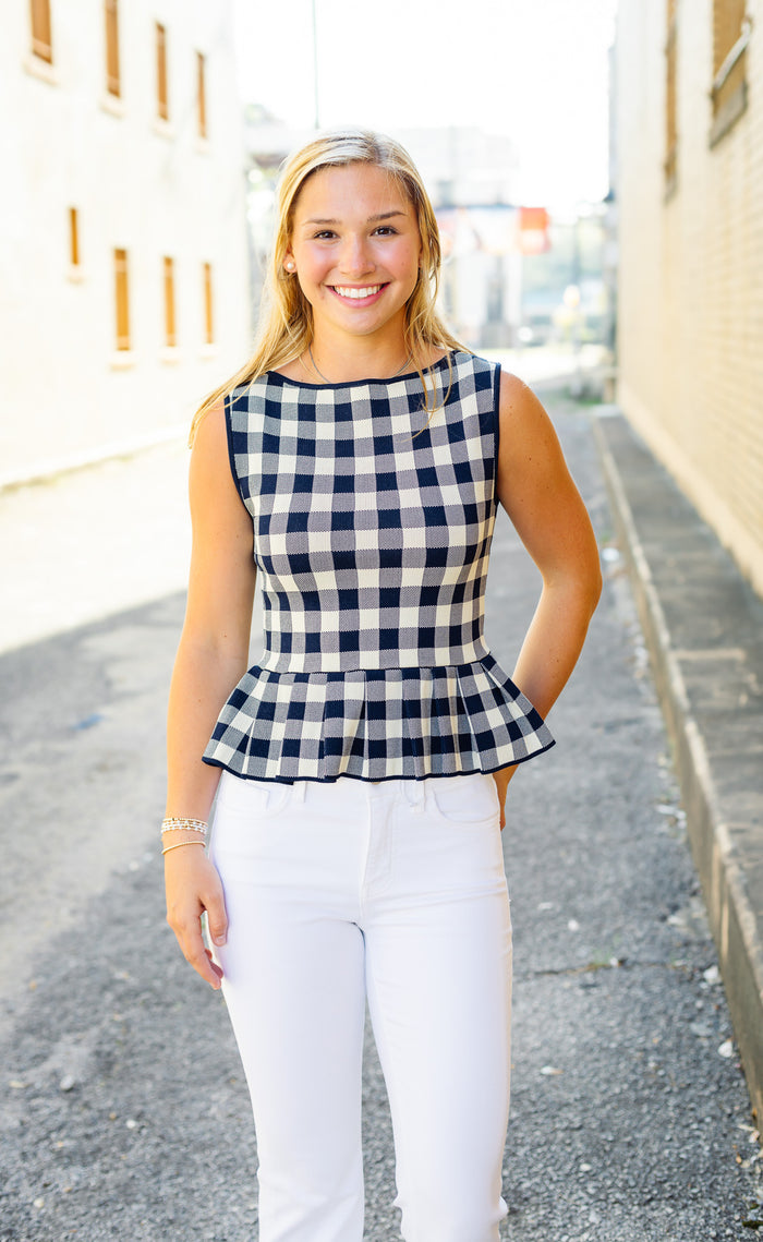 The Clara Peplum Top