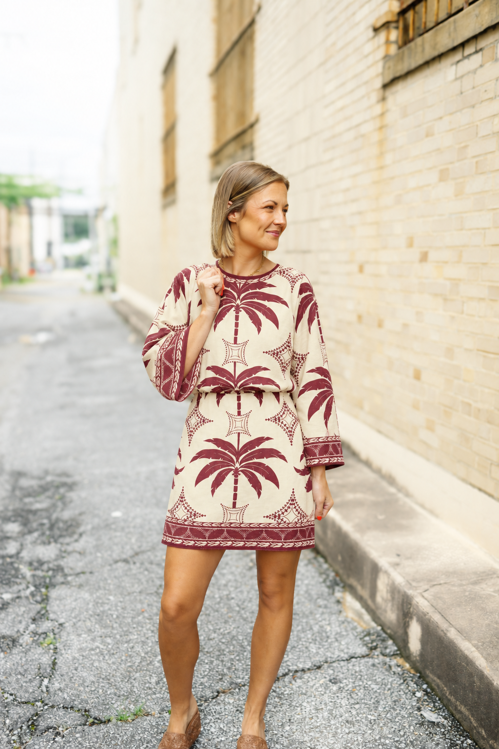 The Maui Maroon Dress