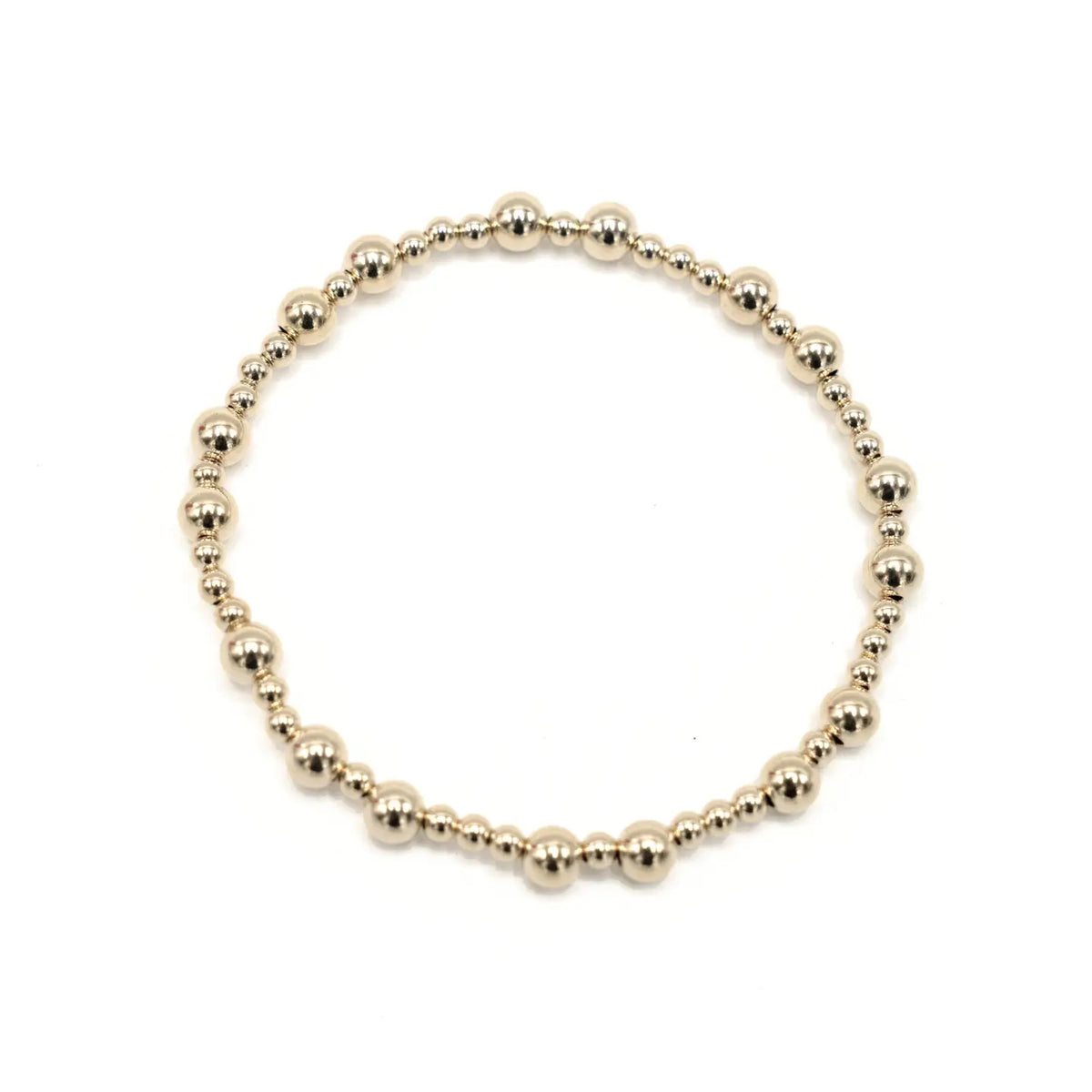 Erin Gray The Charleston 3x5 14k Gold-Filled Beaded Bracelet