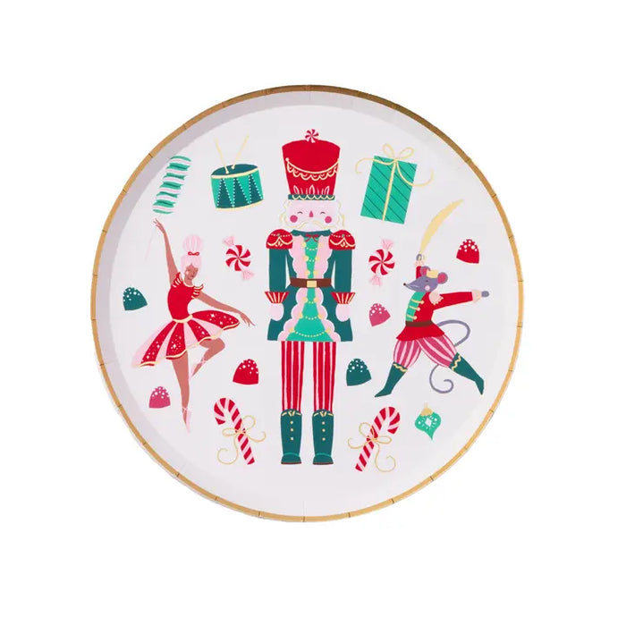 Whimsical Nutcracker Dessert Plates