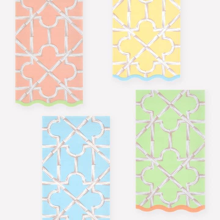 Bamboo Pattern Guest Towels