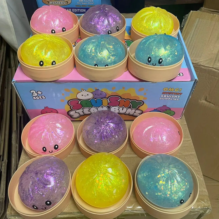 The Viral Dumpling Squishy- Glitter Edition