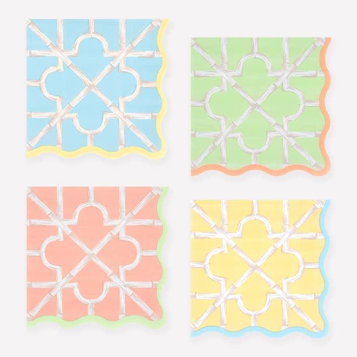 Bamboo Pattern Small Napkins
