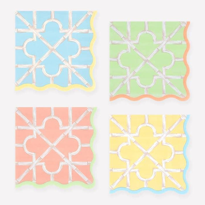 Bamboo Pattern Small Napkins