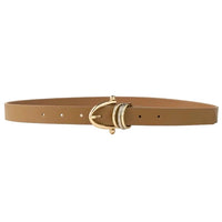 Triple Ring Faux Leather Belt