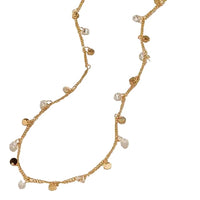 18K Stainless Steel Tarnish Free Disc Necklace