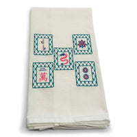 Mahjong Tiles Tea Towel