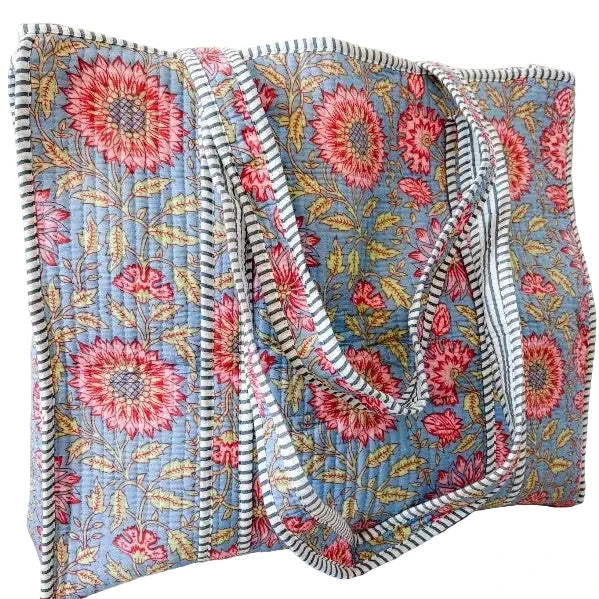 NG September Haze Floral Tote Bag