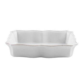 Casafina Impressions Rect. Baker 13", White