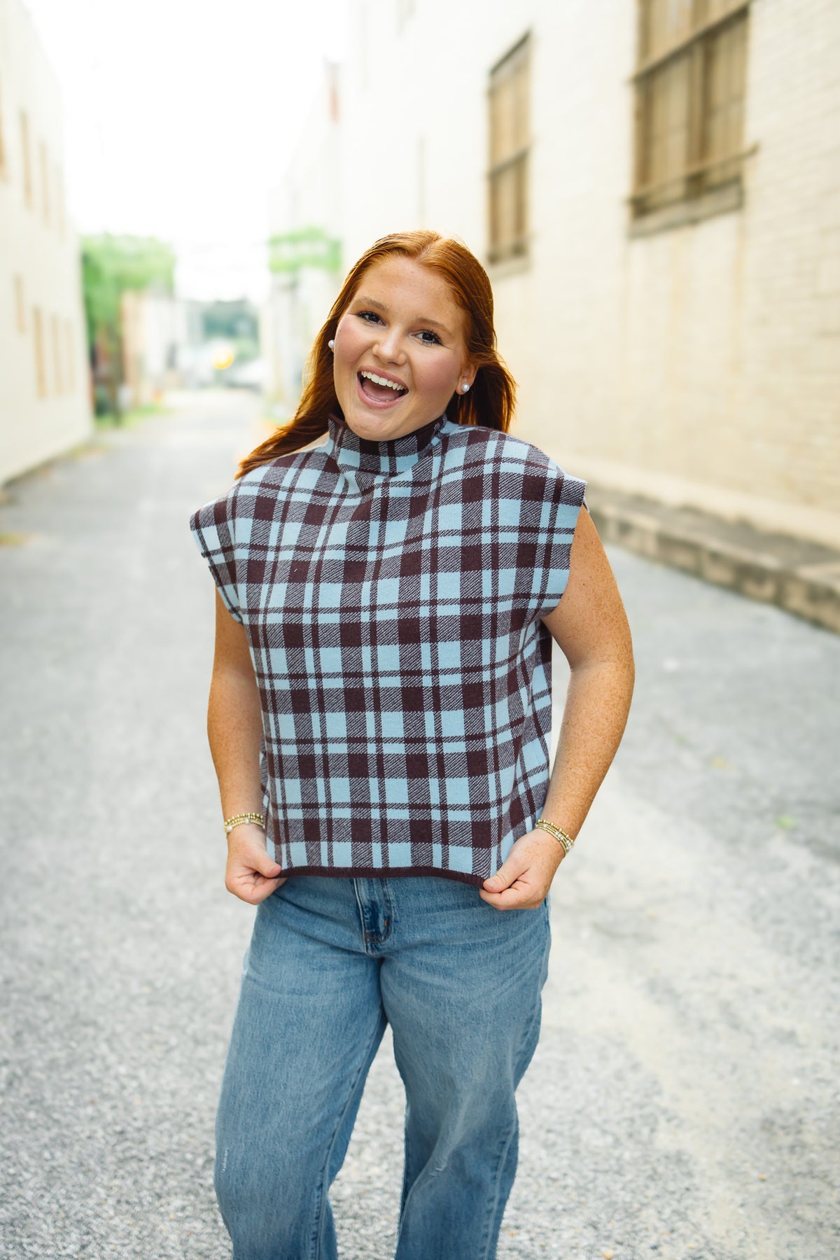 The Pippy Sweater Top in Brown