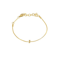 Waterproof Gold Dainty Initial Bracelet