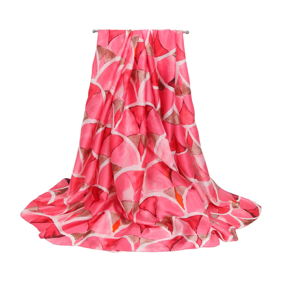 Satin-Like Lightweight Printed Scarf