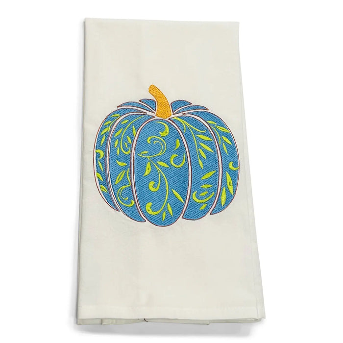 Filigree Pumpkin Tea Towel