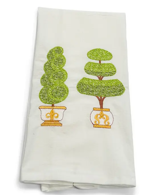 English Topiaries Towel