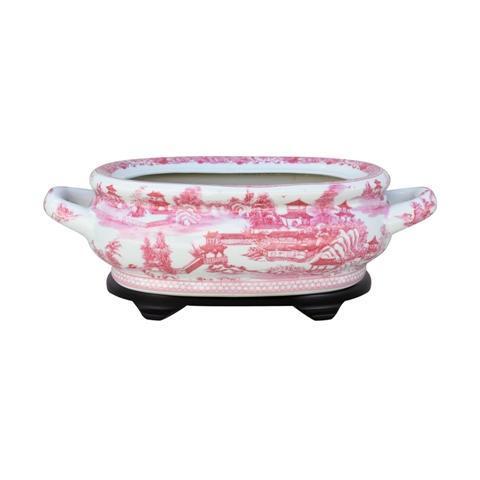 Pink Chinoiserie Footbath