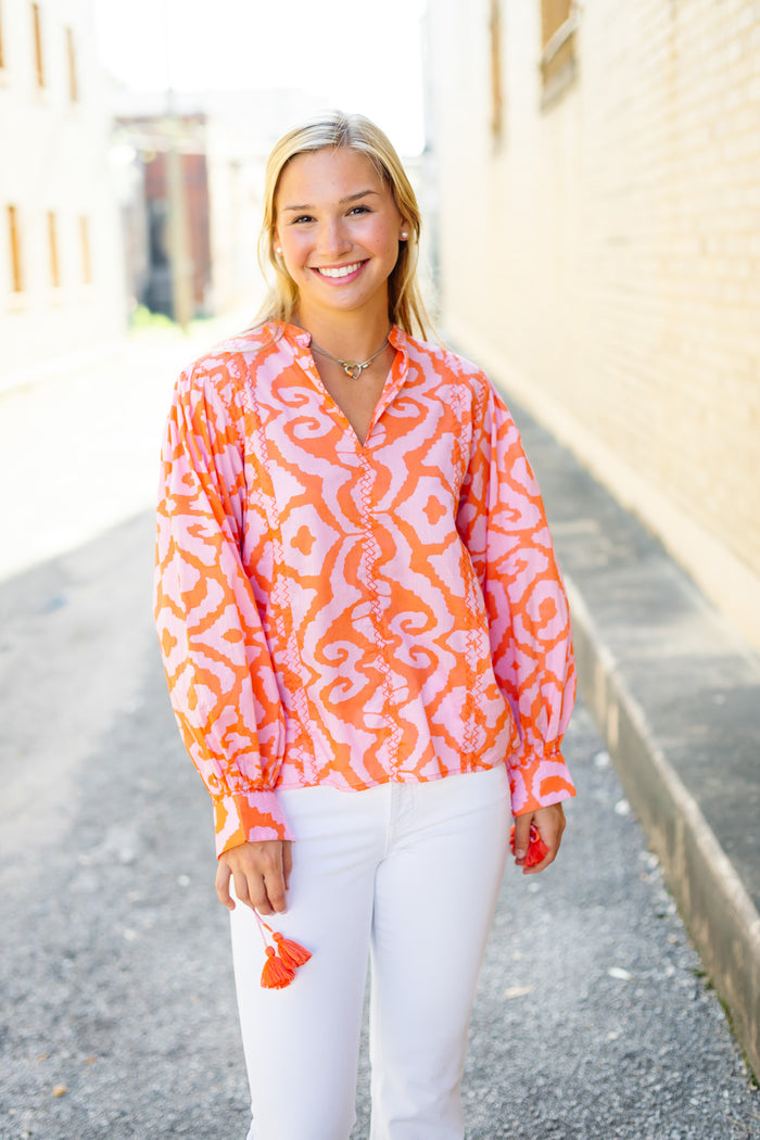 Ivy Jane: Zig Zap Stitched Top