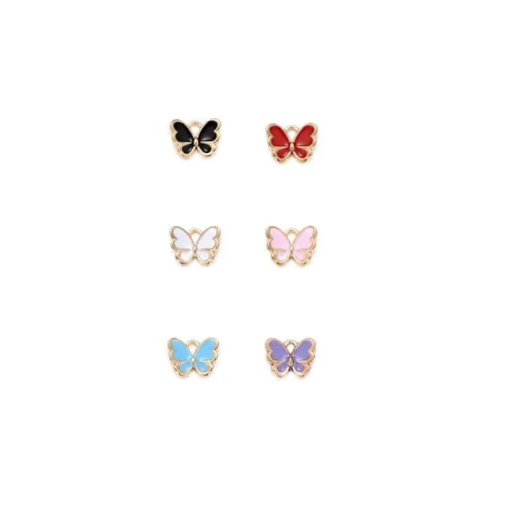 Gold Dainty Butterfly Charm