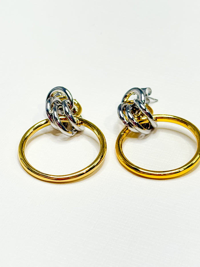 Knock On the Beauty Hoop Earrings